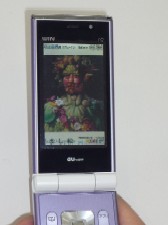 携帯に取り込んだルドルフ２世の画像 