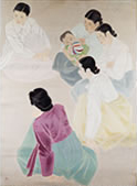 キム・ギチャン（金基昶）《或日》1943年 韓国国立現代美術館