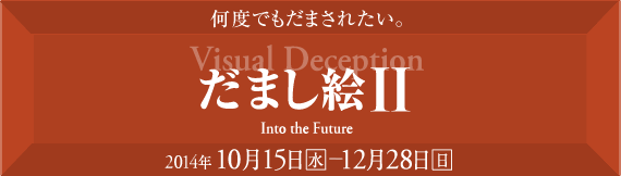 uxł܂ꂽBVisual Deception ܂GU Intro the Futurev@2014N1015ij`1228ij