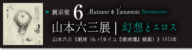 展示室6 小企画 山本六三展−幻想とエロス