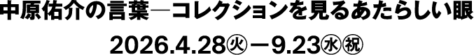 中原佑介の言葉 ― コレクションを見るあたらしい眼